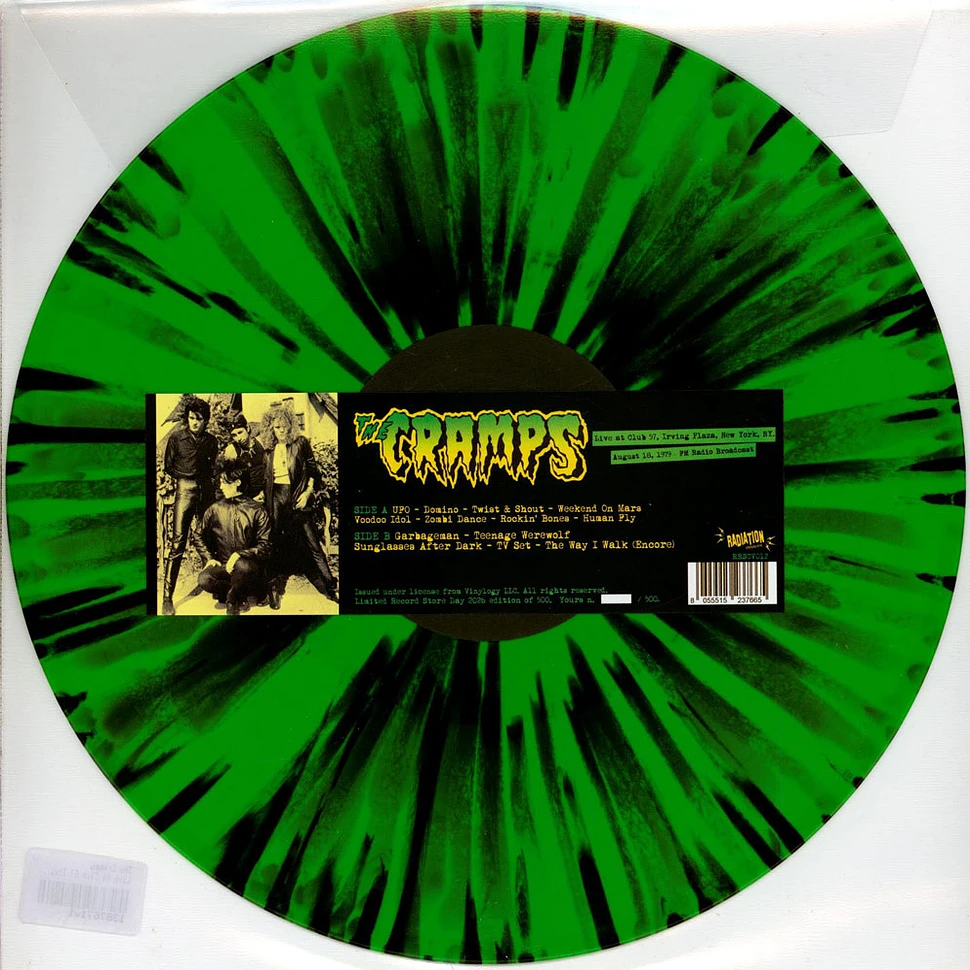The Cramps - Live At Club 57 Irving Plaza New York 1979 Record