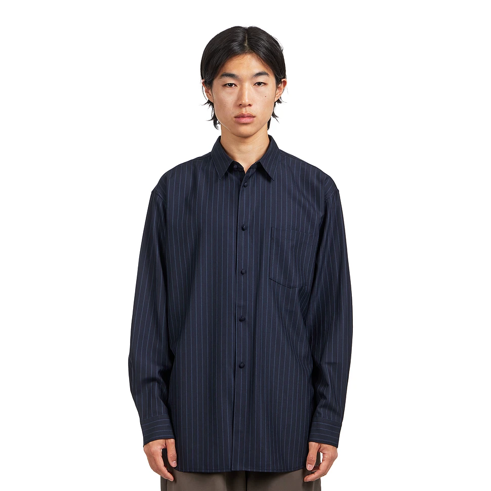 Wool Oversized Button-Up
