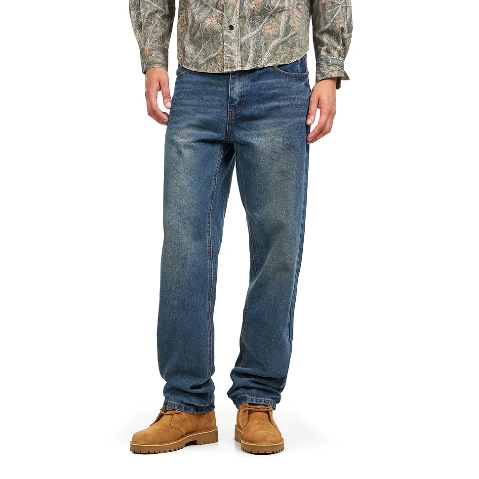 Straight Leg Denim Jeans