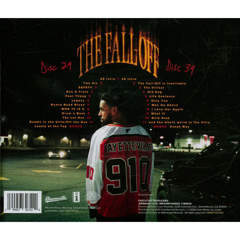 J. Cole - The Fall-Off - CD - 2026 - US - Original | HHV