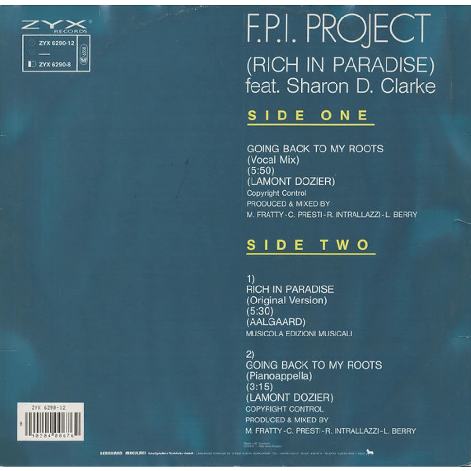 FPI Project Feat. Sharon Dee Clarke - Going Back To My Roots (Rich In ...