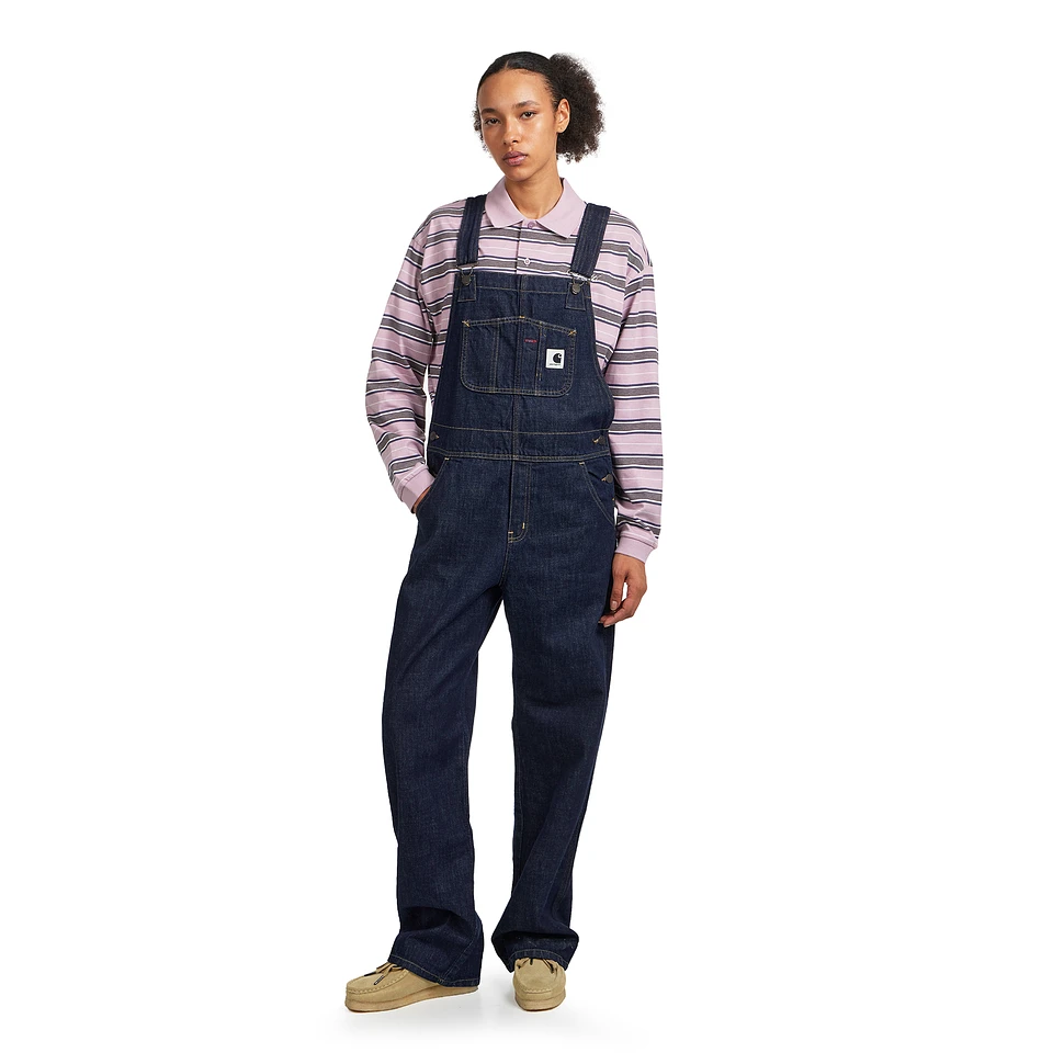 W' Bib Overall Straight "Camano" Denim