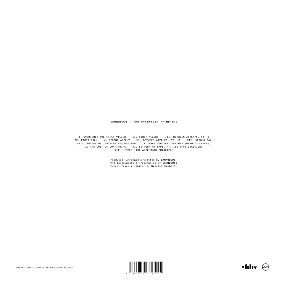 IAMNOBODI - The Aftermath Principle