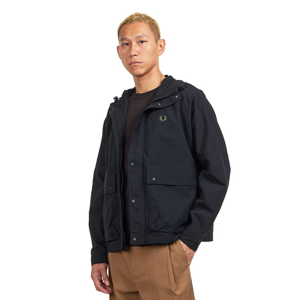 Cropped Ripstop Parka