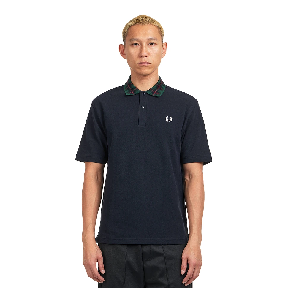 Tartan Collar Polo Shirt