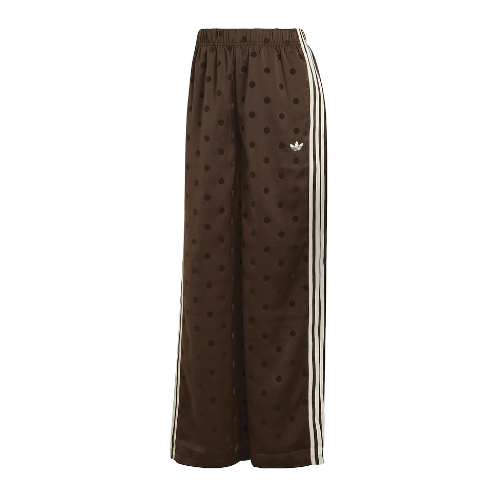 Satin Polka Dots Wide Leg Pants