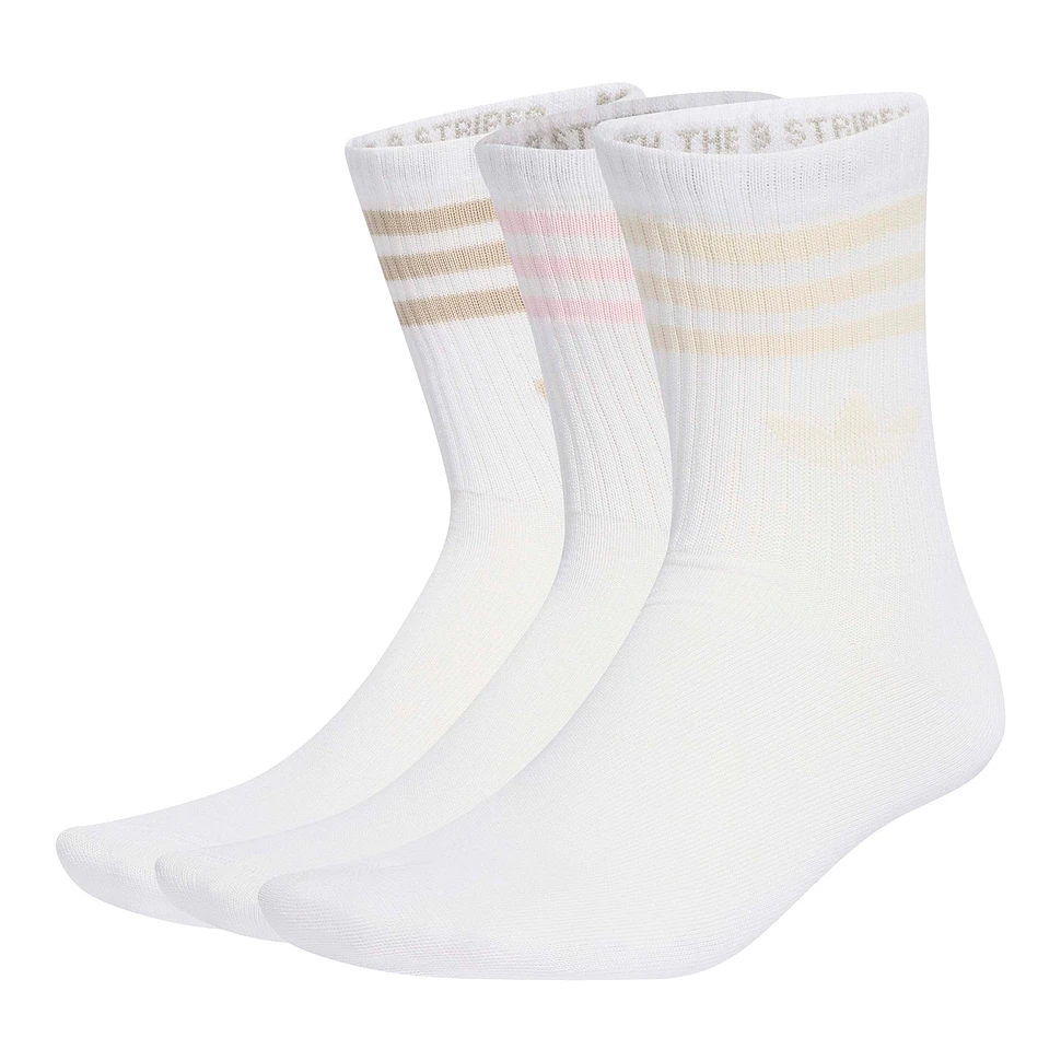 3-Stripes Crew Socks (Pack of 3)