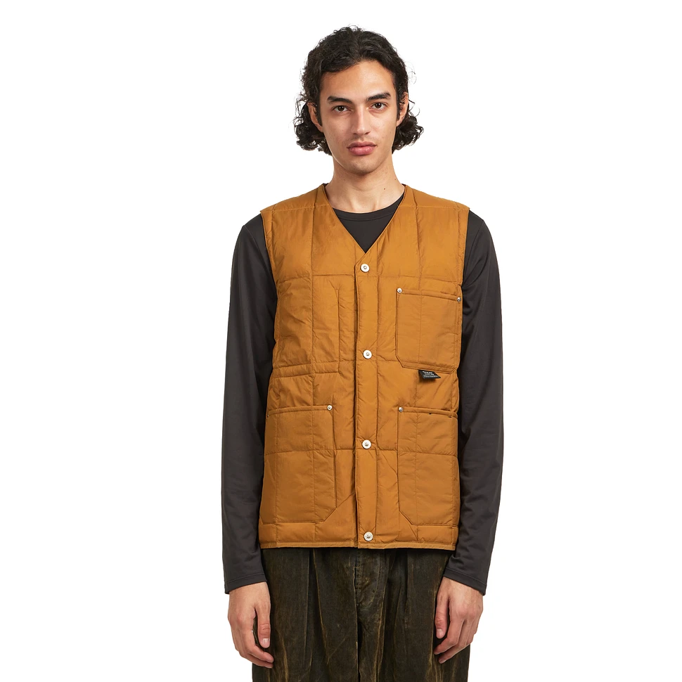 Work V Neck Button Down Vest