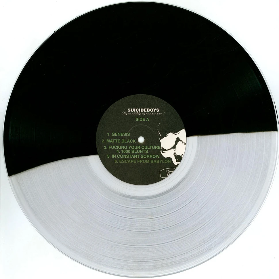 $uicideboy$ - Sing Me A Lullaby, My Sweet Temptation HHV Exclusive Clear & Black Vinyl Edition