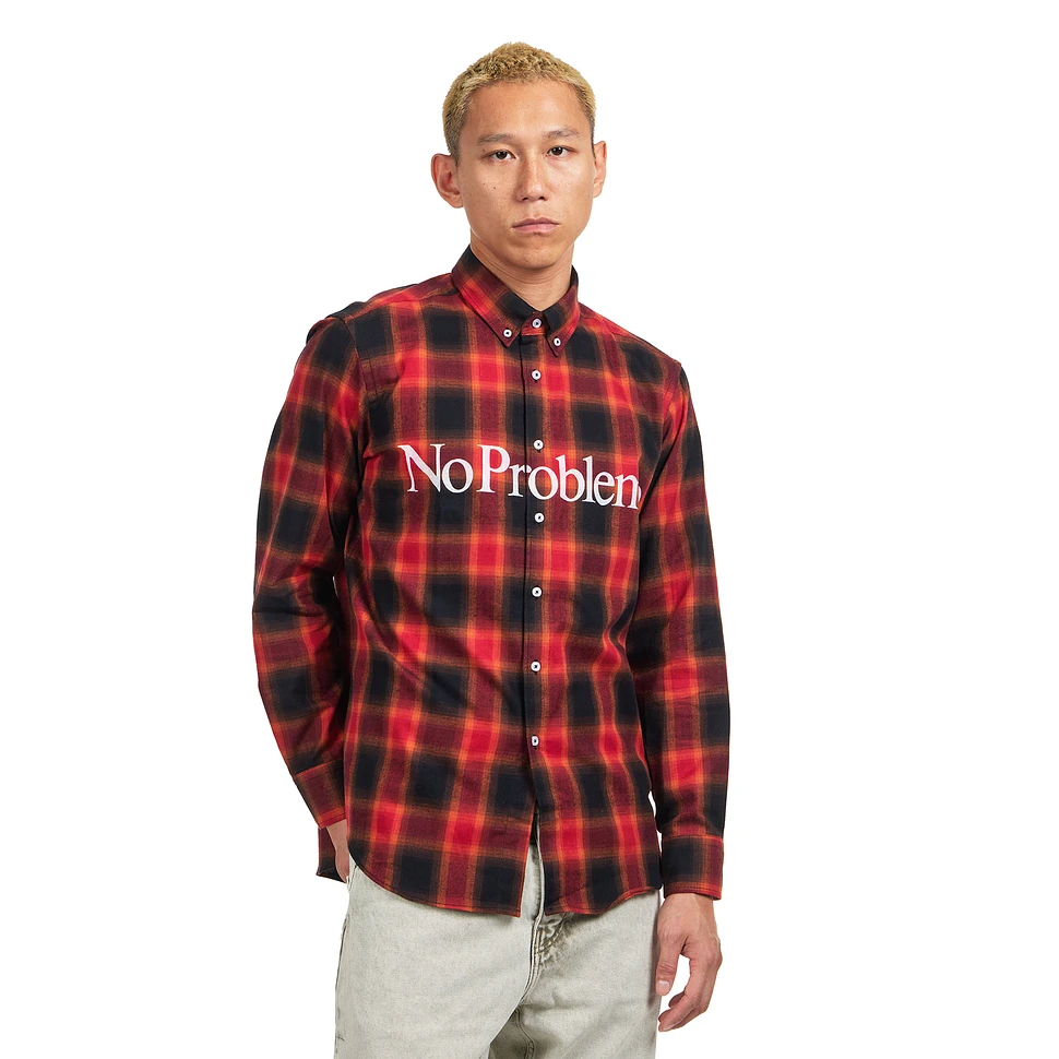 No Problemo Plaid LS Shirt