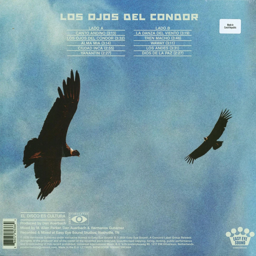 Hermanos Gutiérrez - Los Ojos Del Condor HHV Exclusive Thunder Storm Vinyl Edition w/ Signed Artcard