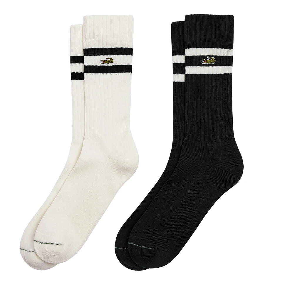 Striped Logo Socks (Pack of 2)