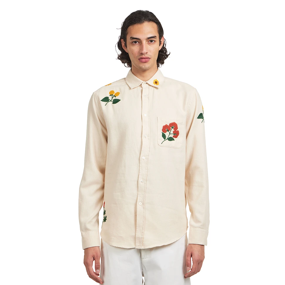 Embroidery Flannel Shirt