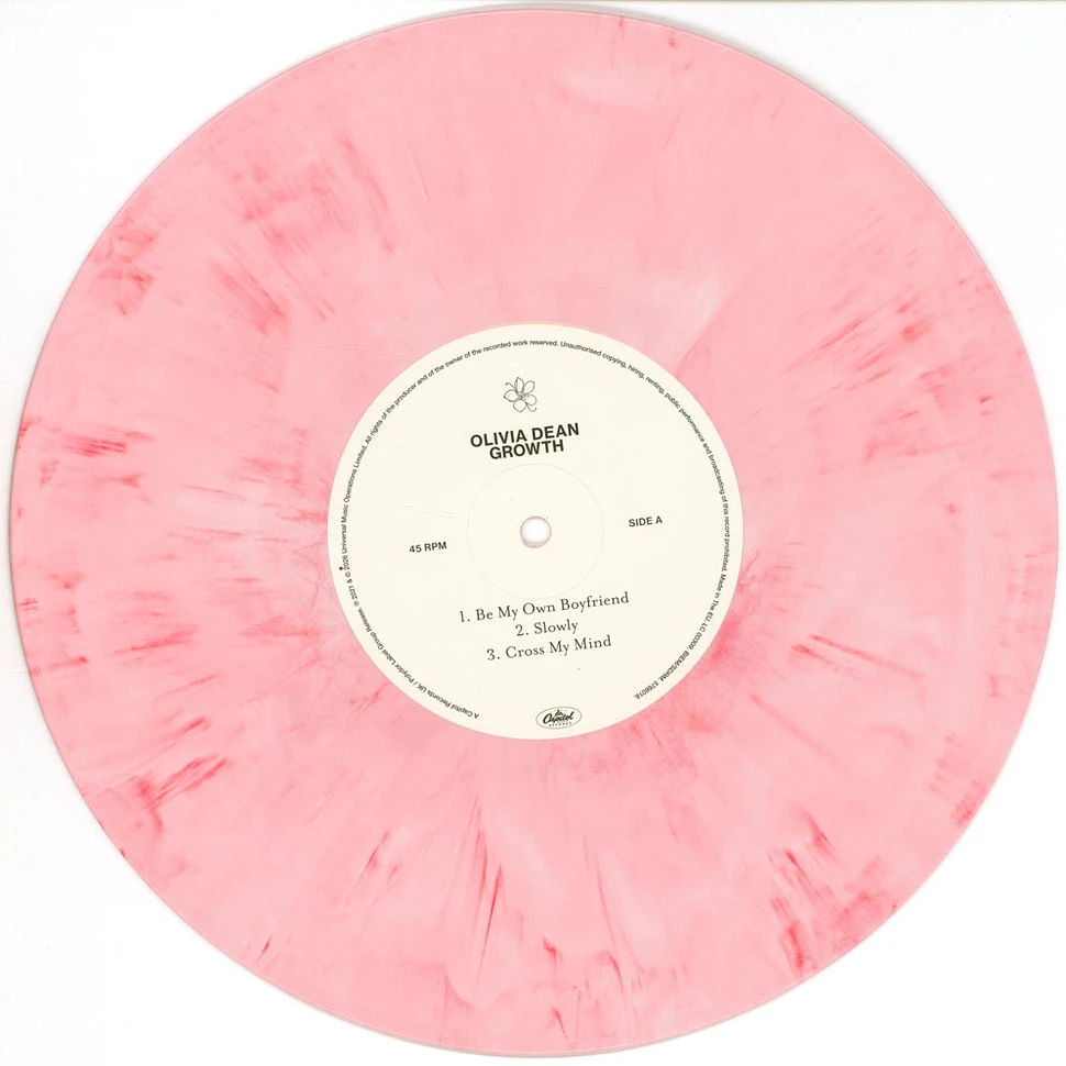 Olivia Dean - Growth EP Peppermint Pink Marbled Vinyl Edition
