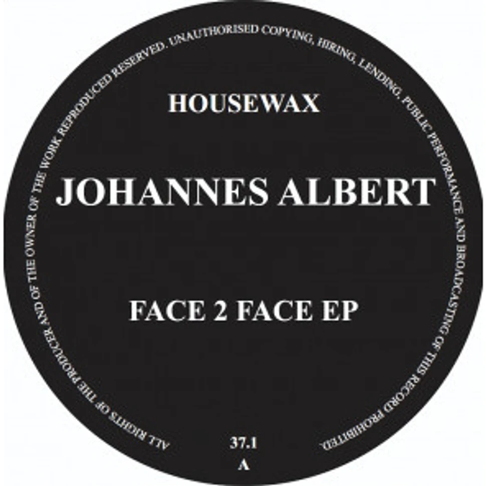 Johannes Albert - Face 2 Face EP