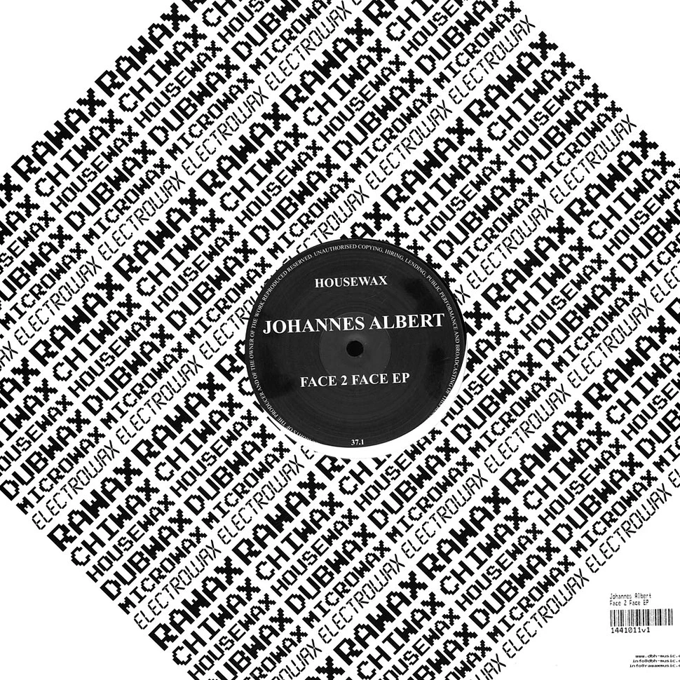 Johannes Albert - Face 2 Face EP