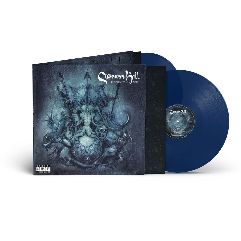 Cypress Hill - Elephants On Acid Blue Translucent Vinyl Edition