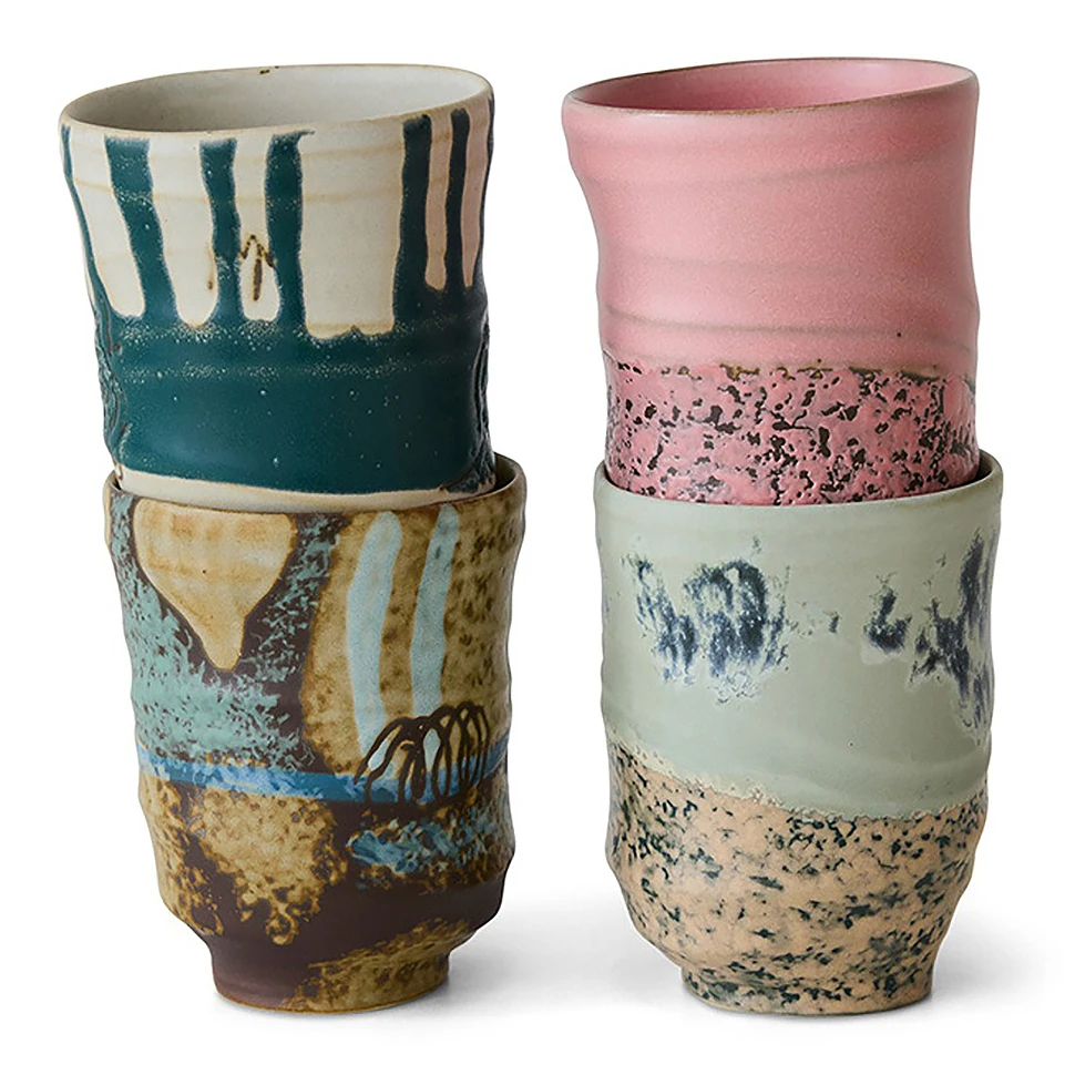 Artist Ceramics: Coffee Mugs (Set of 4)